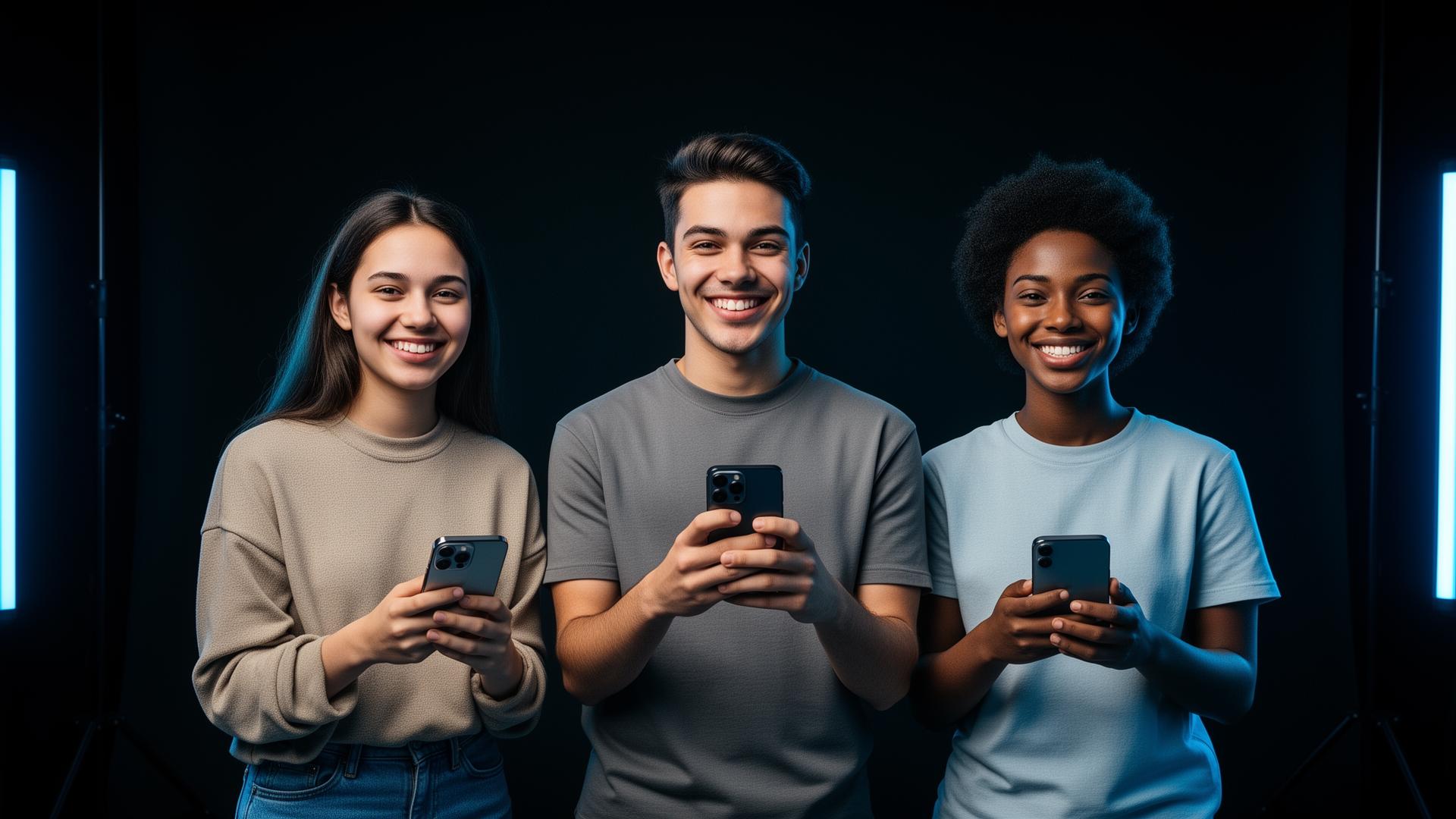 Criadores de conteúdo brasileiros usando a plataforma